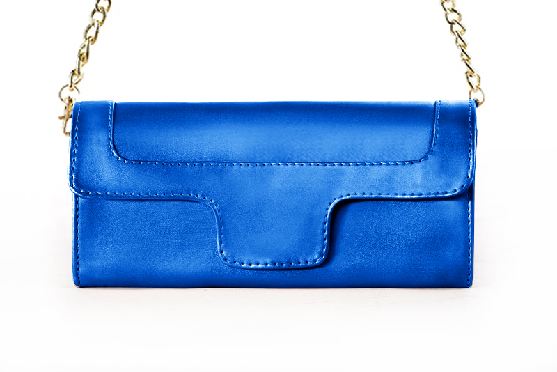 Electric blue matching shoes and clutch. Wiew of clutch - Florence KOOIJMAN